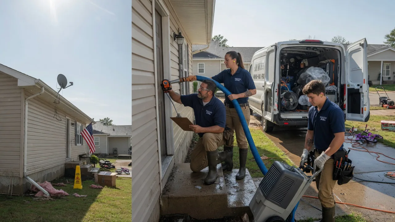 Ceiling Water Damage Restoration in Sabetha, KS near me